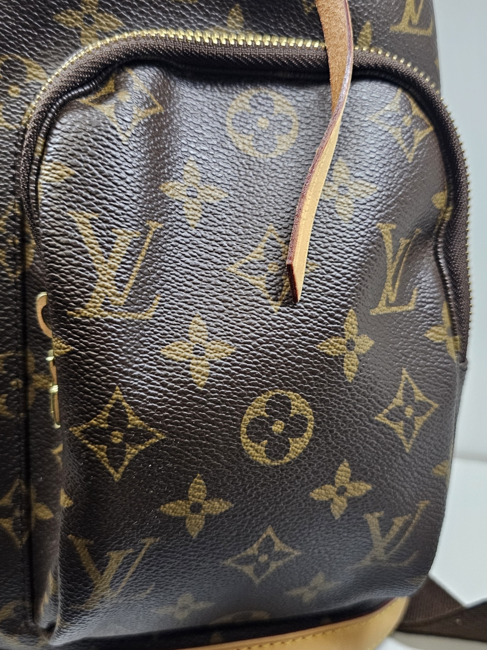 Louis Vuitton Monogram Bosphore Canvas Backpack in Brown and Tan - Picture 6 of 15